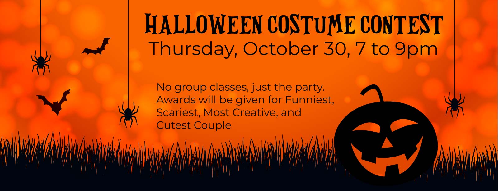 Halloween costume contest at rigby's jig